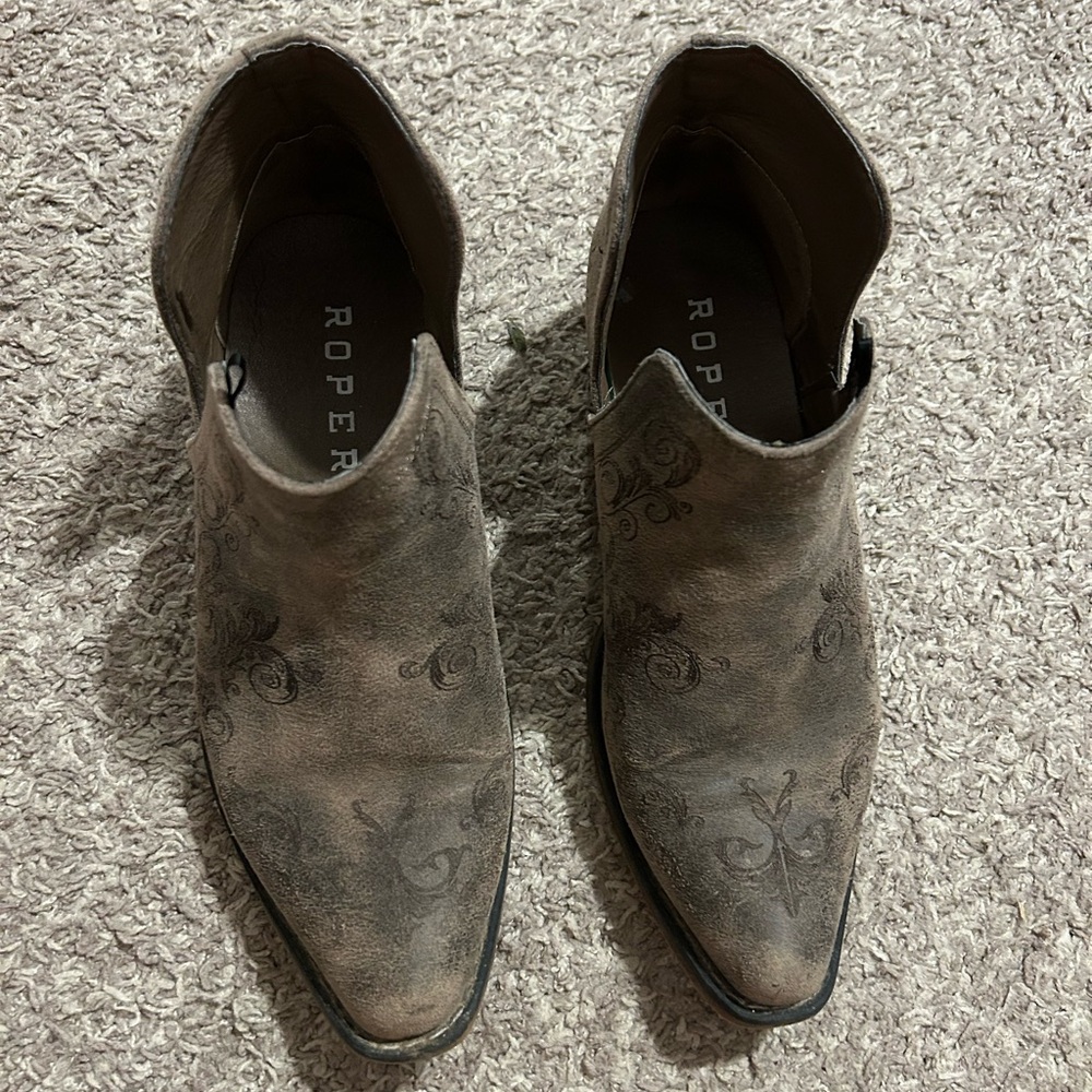 Roper Women's Tan Western Shoes